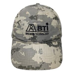 KC Caps Baseball Cap Gray One Size Digital Camo BTI Breaker Technology Hat